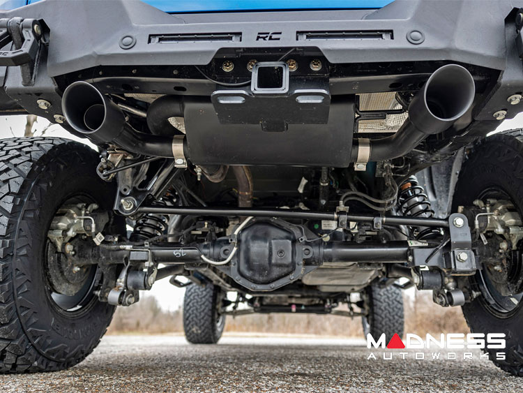 Ford Bronco Performance Exhaust - Dual Exit - Black - Rough Country 